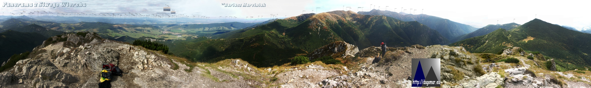 panorama z Siwego Wierchu